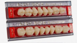 Стоматорг - Зубы AcryRock планка из 8 зубов жеват.низ. D-41, цвет C4