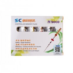 Стоматорг - SOCO SC машинные файлы, длина 25 мм, размер 02/70, для ротационных  эндонаконечников, упаковка 6 штук