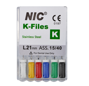 Стоматорг - K-Files Nic Superline № 040 25 мм, 6 шт. - ручной каналорасширитель 
