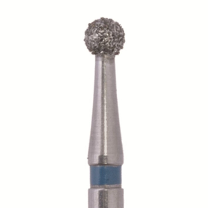 Стоматорг - Бор алмазный 801 008 FG, синий, 5 шт. Форма: шар