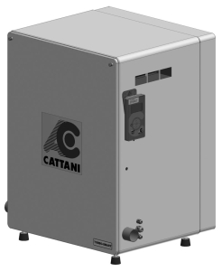 Аспиратор Turbo-Smart "A" влажного типа на 2-3 установки в металлическом кожухе - Cattani