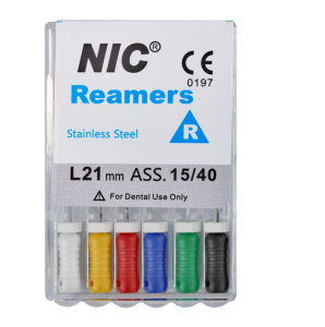 Стоматорг - Reamers Nic Superline № 045 25 мм, 6 шт. - ручной каналорасширитель 