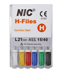 Стоматорг - H-file Nic Superline № 010 31 мм, 6 шт. - ручной каналорасширитель