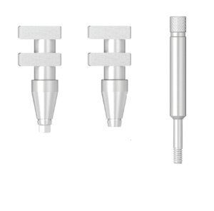Стоматорг - Трансфер слепочный для открытой ложки диаметр 4.0 мм, длина 12 мм, с шестигранником, узкая линейка.
